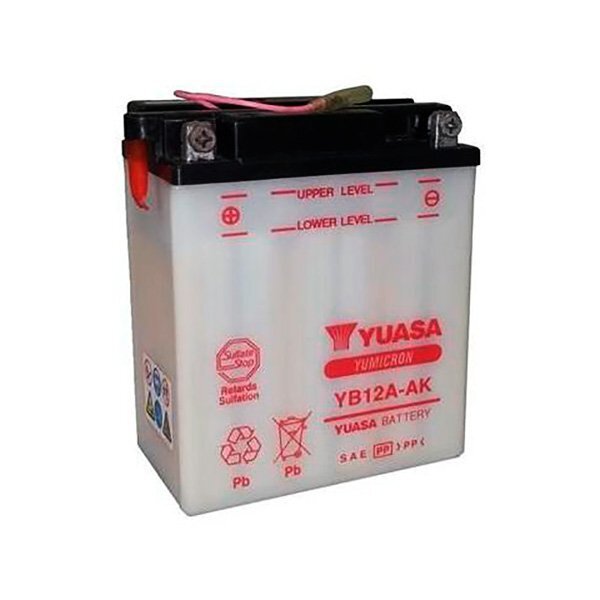 YUASA YTX12-BS Motorradbatterie AGM 12V 10Ah 180A Roller Batterie
