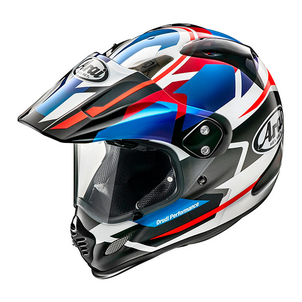 Arai Tour-X4 Depart Motorradhelm (blau/rot/weiß/schwarz)