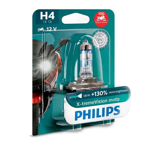 Philips H4 X-tremeVision Moto Halogenlampe - EuroBikes