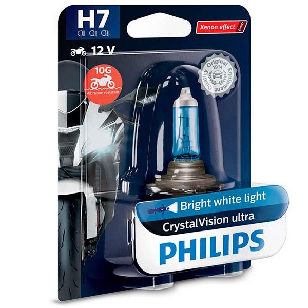 Philips Halogenlampe H7 CrystalVision - EuroBikes